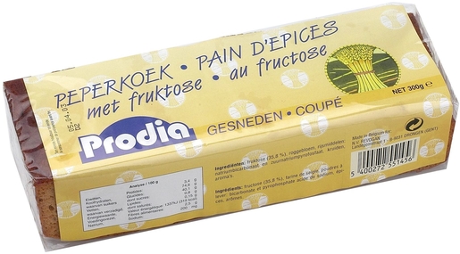 Prodia Pain D&#039;epice Fructose 300g 5145 | Pour diabétiques