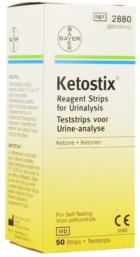 Ketostix Strips 50 A2880 B51 | Autotests diagnostiques