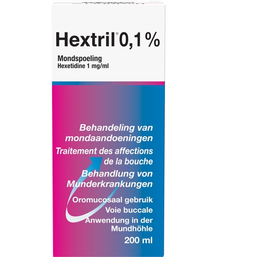Hextril Solution Buccale 200ml | Bains de bouche