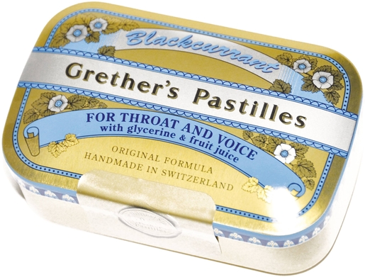 Grether&#039;s Pastilles Blackcurrant 110g | Confiserie - Bonbons