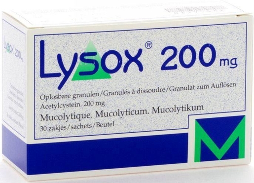Lysox 200mg 30 Sachets | Toux grasse