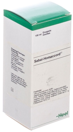 Sabal-Homaccord Gouttes 100ml Heel | Confort urinaire