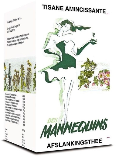 Mannequin Tisane Mincir 20x2g | Draineurs