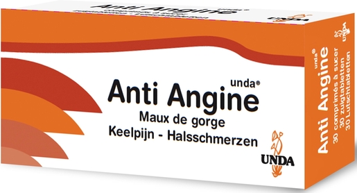 Anti Angina 30 Comprimés | Pathologies hivernales
