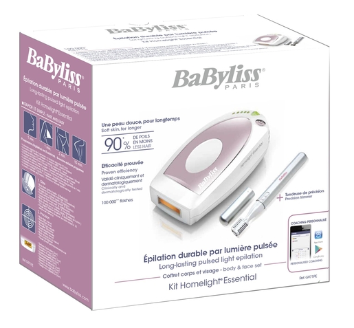 Babyliss Kit Homelight Essential Epilateur (G971pe) | Anti pilosité