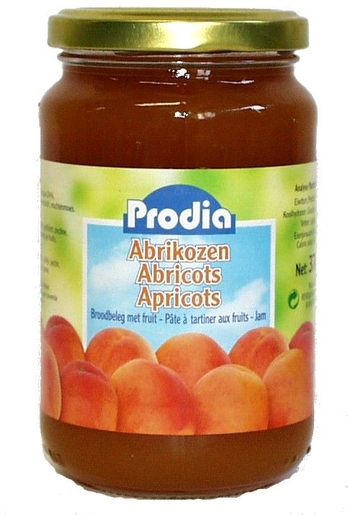 Prodia Confiture Abricot + Fructose 370g | Pour diabétiques