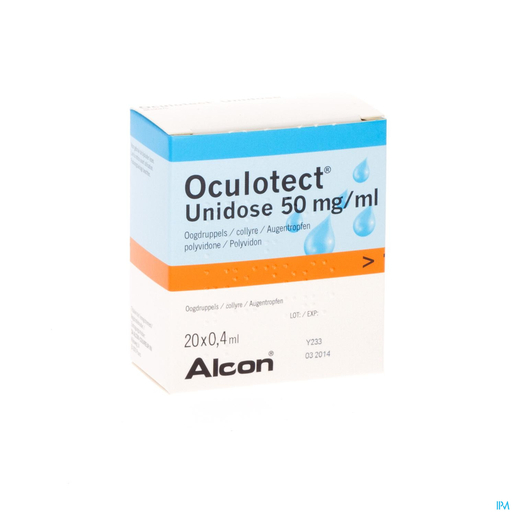 Oculotect 50mg/ml Unidoses 20x0,4ml | Larmes artificielles