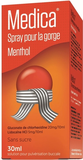 Medica Spray Menthol 30ml | Mal de gorge