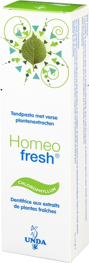 Homeofresh Dentifrice Bio Chlorophylle 75ml | Produits Bio
