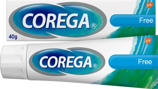Corega Free Crème Adhésive 40g | Soins des prothèses et appareils
