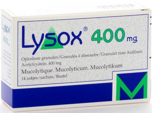 Lysox 400mg 14 Sachets | Toux grasse