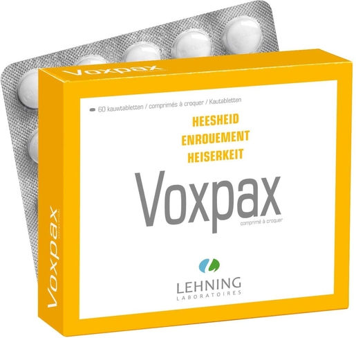 Lehning Voxpax 60 Comprimés | Sphère ORL