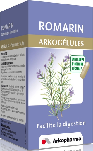 ArkoGélules Romarin 45 Gélules Végétales | Digestion - Transit