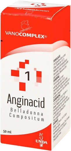 Vanocomplex N 1 Anginacid Gouttes 50ml Unda | Inflammations