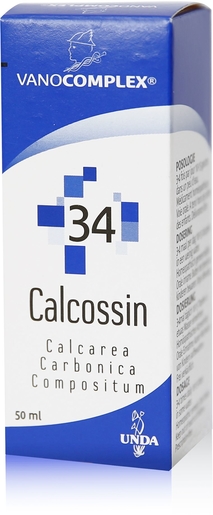 Vanocomplex N34 Calcossin Gouttes 50ml Unda | Capital osseux