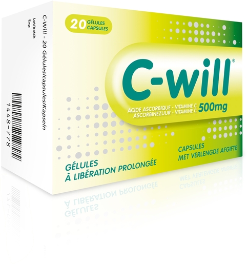C-Will 20 Gélules | Vitamines C