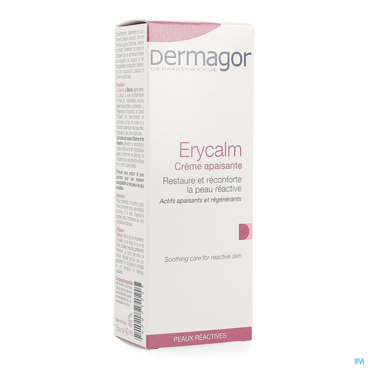 Dermagor Erycalm Soin Apaisant Peau Reactive 40ml | Rougeurs - Irritations
