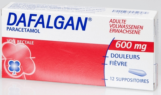 Dafalgan Adulte 600mg 12 Suppositoires | Maux de tête - Douleurs diverses