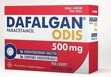 Dafalgan ODIS 16 Comprimés Orodispersibles | Maux de tête - Douleurs diverses