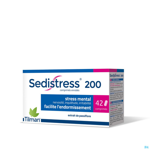 Sedistress 200mg 42 Comprimés | Stress - Nervosité