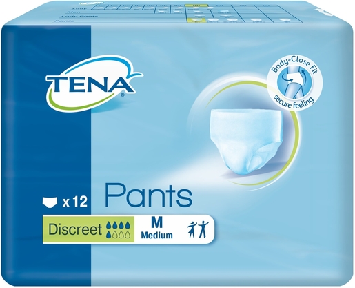 Tena Pants Discreet Medium 12 Protections | Changes - Slips - Culottes