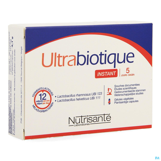 Ultrabiotique Instant 5 Jours Capsules | Probiotiques - Prébiotiques