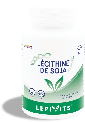 Lepivits Lecithine De Soya 1200mg 60 Capsules | Cholestérol