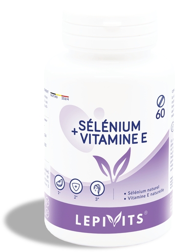 Lepivits Selenium + Vitamine E 60 Comprimés | Articulations - Arthrose