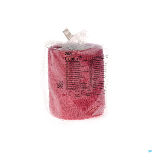Coban 3M Bandage Elastique Couleur Rouge 7,5cmx3,0m | Pansements - Sparadraps - Bandes