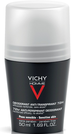 Vichy Homme Déodorant Anti Transpirant 72H Controle Extrème 50ml | Déodorants