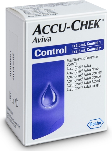 Accu-Chek Aviva Control 2x2,5ml | Diabète - Glycémie