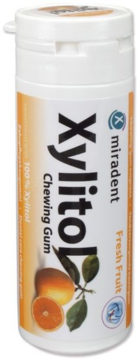 Miradent 30 Chewing Gum Xylitol Fruits Sans Sucre | Dentifrice - Hygiène dentaire