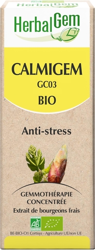 Herbalgem Calmigem Complexe Anti-Stress BIO Gouttes 50ml | Détente - Sommeil