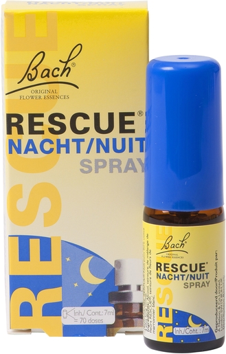 Bach Flower Rescue Spray Nuit 7ml | Spécialités - Rescue