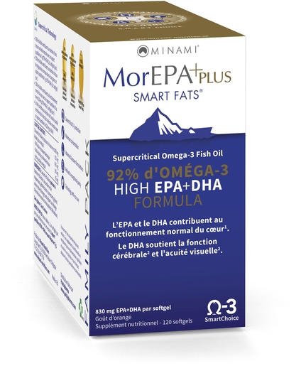 MorEPA Plus Smart Fats 120 Softgels | Circulation