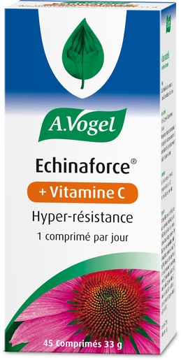 A. Vogel Echinaforce + Vitamine C 45 Comprimés | Défenses naturelles