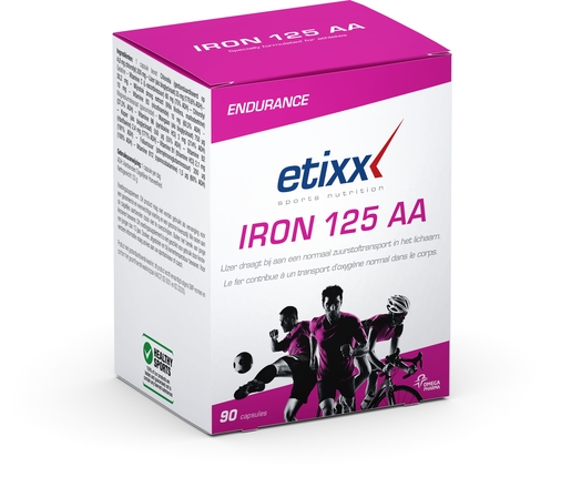Etixx Iron AA Chelaat 125 + Chlorophylle 90 Capsules | Endurance