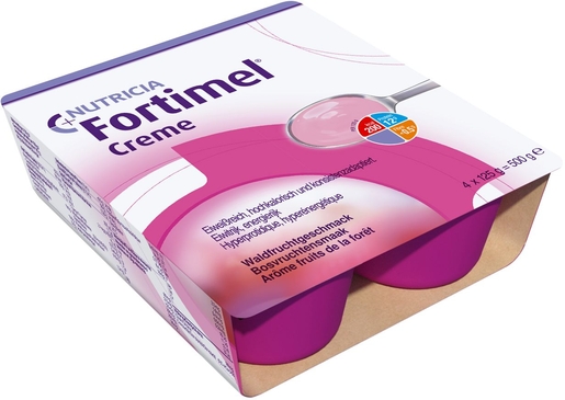 Fortimel Crème Fruits Foret 4x125g | Nutrition orale