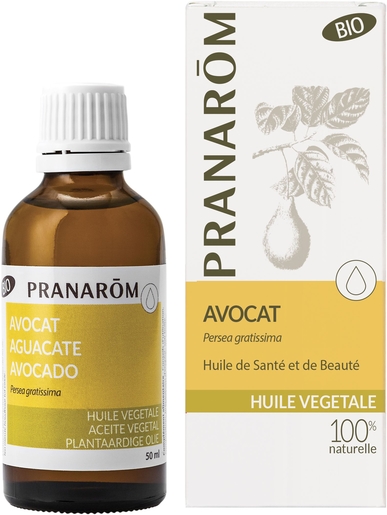 Pranarôm Avocat Huile Végétale Bio 50ml | Produits Bio