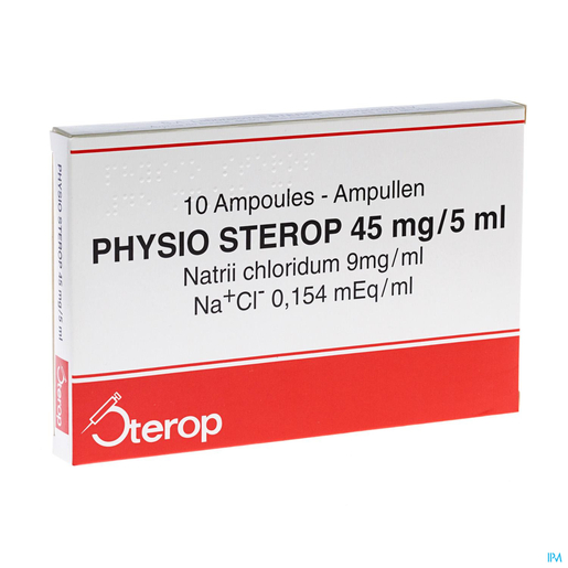 Physio Sterop 45mg/5ml 10 Ampoules x 5ml | Injections