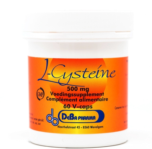 L-Cysteine 500mg + Vitamines C Et B6 50 Capsules Végétales Deba Pharma | Divers