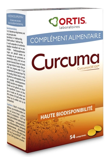 Ortis Curcuma 54 Comprimés | Digestion - Transit