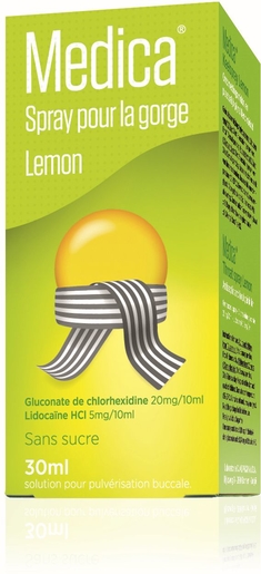 Medica Spray Citron 30ml | Mal de gorge