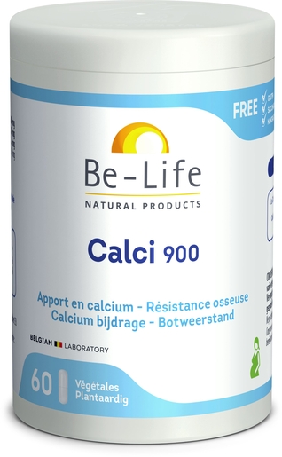 Be-Life Calci 900 60 Gélules | Calcium