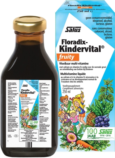 Salus Floradix Kindervital Fruity 250ml | Croissance
