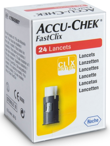 Accu-Chek FastClix 24 Lancets | Diabète - Glycémie