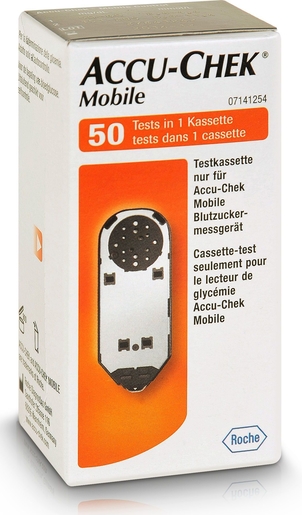 Accu-Chek Mobile Test Cassette 50 Tests | Diabète - Glycémie
