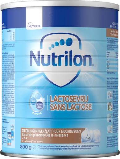 Nutrilon Sans Lactose Poudre 800g | Laits 1er âge