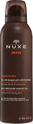 Nuxe Men Gel Rasage Anti-Irritations 150ml | Rasage
