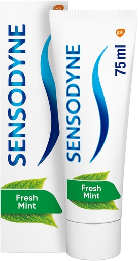 Dentifrice Sensodyne Fresh Mint 75ml | Sensibilité dentaire